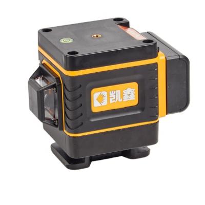 China Factories for sale high quality supply green light line rotary 3d 360 12 degrees sticking to the ground and wall laser level 13*10*10.5CM for sale