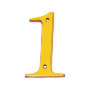 China Modern brass house number ZW-A1001 for sale