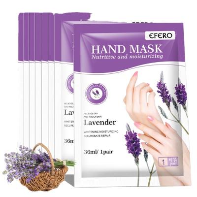 China Natural Herbal Moisturizer Lavender Extract Moisturizing Hand Mask Private Label Organic Hand Care Mask for sale