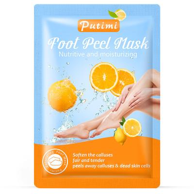 China Multi-ingredient Foot Care Remove Dead Skin Efero Exfoliating Peeling Foot Mask for sale