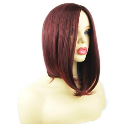 China Hot Selling Modern Female Side Slit Bobo Wig Chemical Female Side Split Bobo Wig for sale