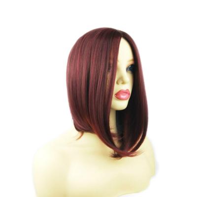 China Bobo Best Selling Durable Female Side Split Bobo Wig Charming Female Side Split Bobo Wig for sale