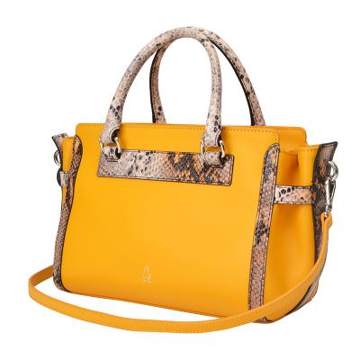 China High quality satchel cow genuine leather handbag for women for sale