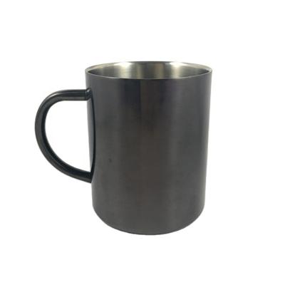 China Double Wall Stainless Steel Coffee Mug / Sustainable Black Tea Cups for sale