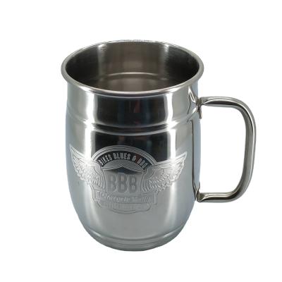 China Sustainable 1 liter stainless steel mug, beer mug and soda mug for promotions and outdoor events for sale