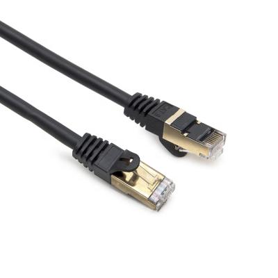 China High Quality Lan Cable 2000MHz 40Gbps Communication Cat 8 Ethernet Patch Cable Telecommunication Factory Cat8 Rj45 S/FTP 1M for sale