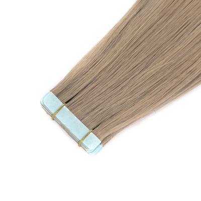 China Russian Ombre Hair Extensions 100% Virgin Remy Hair Extension Luxury Full Cuticle Invisible Tape In Hair for sale