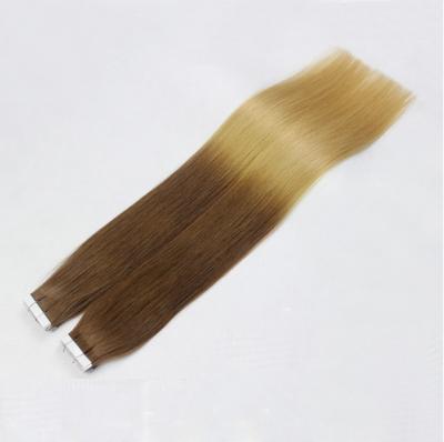 China Good Quality 100% Human Remy Hair Extensions Double Drawn Tape Virgin Remy Hair Extension Large Stock Virgin Hair for sale