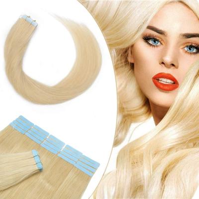 China High Quality Silky Straight Wave Top Sale No Any Sillky Split Ends And Soft Straight Hair Extensions Tape-in ​​Hair Extension Tape Weft Hair for sale