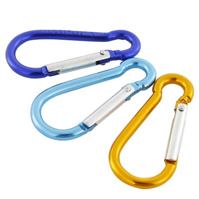 China High Quality Manufact Direct Selling Aluminum Alloy Mountaineering Buckle Kettle Buckle D-Shape Backpack Buckle for sale