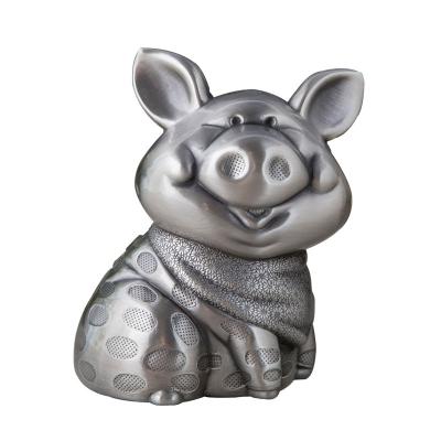 China Eco-Friendly Metal Piggy Bank Pig Face Gifts Cute Children Material Creative Smiling Piggy Bank Piggy Bank Opens Ornaments for sale