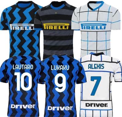 China Shirts & Senior 20/21 seanon grade thai quality Lautaro soccer jersey in running Alexis soccer jersey sLucaku for sale