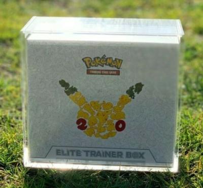 China Pokemon Elite Acrylic Box Protector Case Trainer with Magnetic Cover HWA10061 for sale