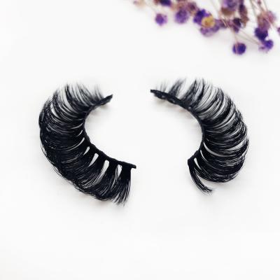 China Whosale Long Natural False Strip Eye Lashes 15mm 18mm Mink Label Box Eyelashes Natural Lashes Vendor Private for sale