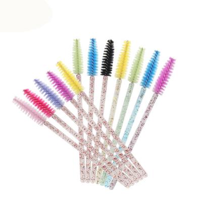 China Beauty Makeup Application Eyelash Brush Mascara Applicator Eyelash Extension Whips Brushes Wholesale Professional Eyelash Cleaning Brush for sale