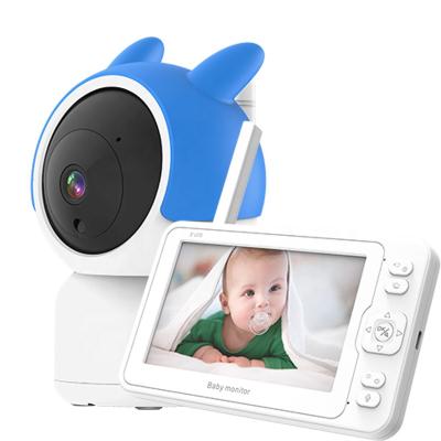 China Customized Popular 5 Inch LCD Display Two Way Audio Soothes Feeding Reminder Night Vision 720P Video Baby Monitor for sale