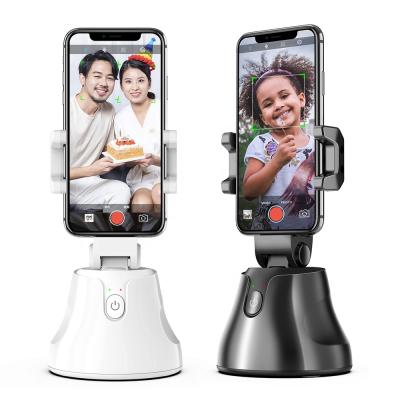 China 360 Degree Rotating Portable Amazon AI Smart Auto Face Tracking Shooting Vlog Camera Phone Holder 360 Rotate Smart Object Tracking Bracket for sale