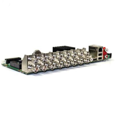 China Factory 4CH 8CH 16CH Xmeye AHD 5mp-n DVR PAN-TILT 6in1 hisilicon nova chip ON VIF CCTV dvr VCR PCB board for sale