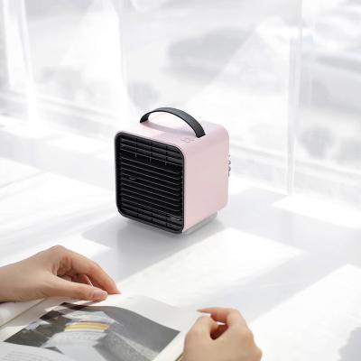 China Negative Ion Air / Super Cooler Mini Air Conditioner / Mini Personal Desk Portable Air Fan Best Selling Battery Summer for sale