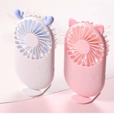 China Mini Outdoor Portable USB Rechargeable Handheld Charging Battery Air Cooling Desktop Travel Fan for sale