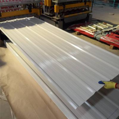 China Decoration Building White Color Coated Aluminum Corrugated Sheeting Used For House for sale