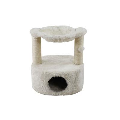 China Sustainable Sisal Scratching Post Cat Tree Toy Cat Product Pet Accessories Scratcher Cat Tree House for sale