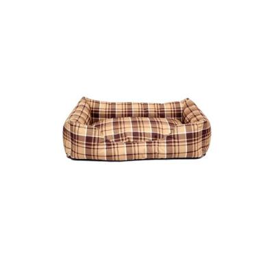 China Sustainable Machine Washable Soft Pet Sofa Rectangle Pet Bed for sale