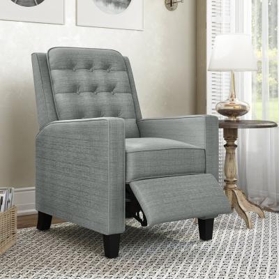 China Massage Wingback Modern Knob Recliner Tufted Chair For Salon for sale