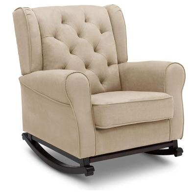 China Emerson Nursery Glider Swivel Rocker Modular Chair Cream for sale