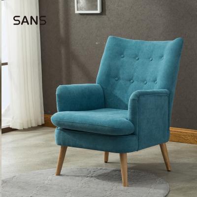 China Wayfair Amazon Tufted Hot Sales Accent Button-Tufted Upholstered Armchair For Living Room for sale