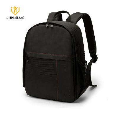 China New Fashionable JINNUOLANG Durable Outdoor Portable Waterproof Scratch-proof Double Shoulders Backpack Camera Bag Digital DSLR Photo Video Bag M Size for sale