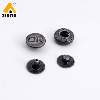 China Dry Cleaning Logo Customized Spring Snap Fasteners for Clothing BM10134 for sale