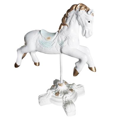 China IP65 waterproof for indoor & Carousel Outdoor Outdoor Carousel Outdoor Carousel Light Resin LED Landscape Decoration Use Statue Animal Statue Lamp for sale