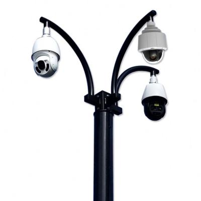 China Street Villa CCTV Ptz Camera Pole / Junction Stainless Steel / School Etc. for sale