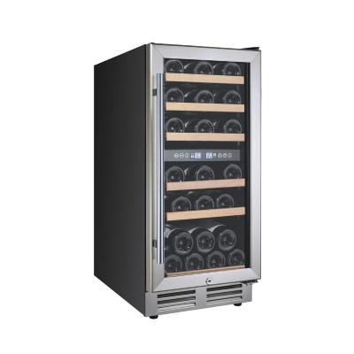 China Hotel Plus Customized Competitive Price Commercial Multizone Wine Display Refrigerator With LED Light for sale