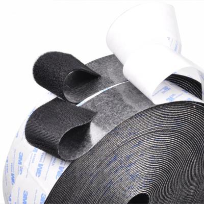 China sofa adhesive hook and loop nylon rolls shape round 10mm circles fastener sticky dots with dispenser for sale