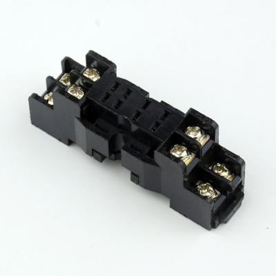 China RH1B 5cm RY2S 8cm miniature relay base sh1b-05b is equipped with ry2s-u RH1B-u socket with 5 terminals and 8 terminals for sale