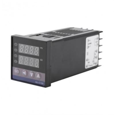 China 2 Way PID Digital Temperature Controller REX-C100 0 To 400degree K Type Input SSR Or Relay Output for sale