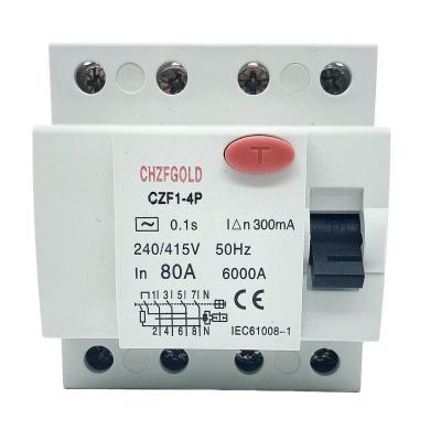 China RCD Type 4P AC 30mA Circuit Breaker Analyzer CZK1 for sale