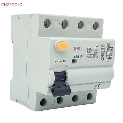 China DZ47LE-63 1P+N AC 230V Earth CZK Miniature Residual Current Circuit Breaker Mini ELCB Small RCCB Leakage Circuit Breaker for sale