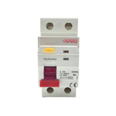 China Power Off Leakage Fast Electromagnetic Earth Leakage Circuit Breaker RCCB RCD ELCB Leakage Circuit Breaker for sale