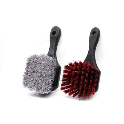 China Car Wheel CR PP Hair Car Wheel Brush Cleaning Detailing Washing Car For Auto Cleaning for sale