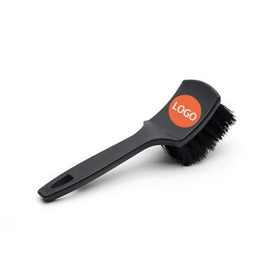 China Black Plastic Car Wheel CR Hair Brush Cleaning Car Clean for sale