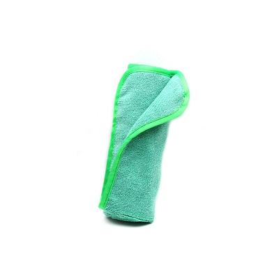 China Newest Green High Quality Microfiber CR GSM Auto Car Detailing Microfiber Cleaning Towels For Auto Care for sale