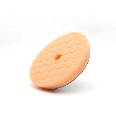 China USA Sponge CR Orange 5 Inch Car Polishing Polishing Pads For Auto Care for sale