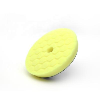 China USA Sponge CR Germany Yellow Foam Pad 5inch Polishing Sponge For Car Polish for sale