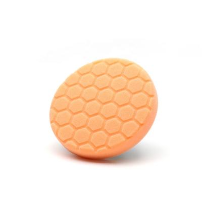 China USA Sponge CR Orange 5 Inch Polishing Pads For Cars for sale