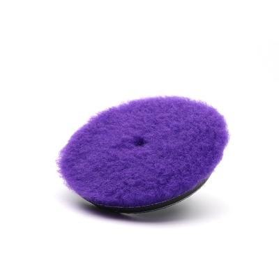 China CR Wool Purple Hair Car Wool Polishing Pads For Auto Polish for sale