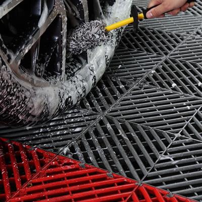 China Strong Plastic CR Plastic Car Wash Floor Drain Grate For Car Maintenance for sale