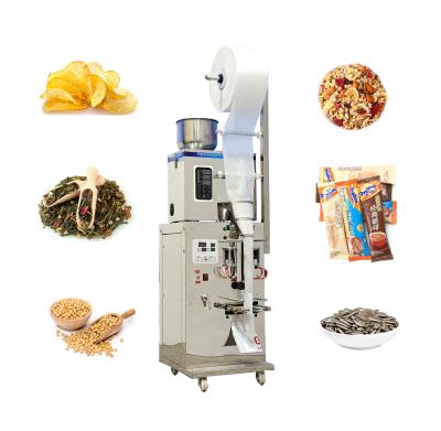 China Automatic Food Beans Grains Henna Powder Weighing Screw Sachet Bag Sugar Granule Filling Packing Machine for sale